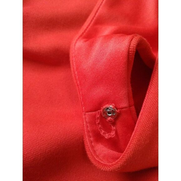 Premise Bright Red Sleeveless V-Neck Above Knee Length Sheath Dress Women's 8 - Picture 7 of 12